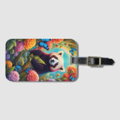 Roter Panda in Bloom Gepäckanhänger (Vorderseite (Horizontal))