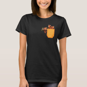Roter Panda in der Tasche Rote Pandas Tier Grafi T-Shirt