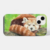Roter Panda iPhone Hülle (Rückseite (Horizontal))