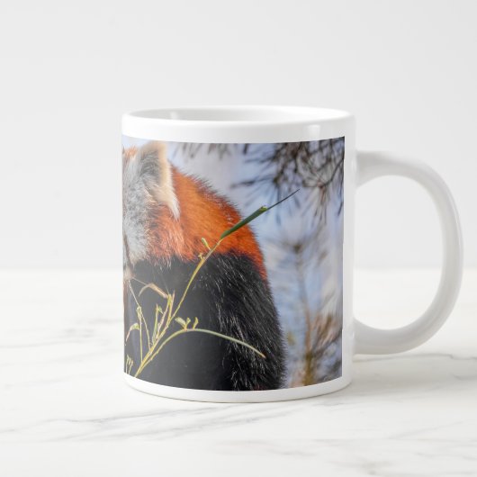 Roter Panda Jumbo-Tasse (Rechts)