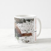 Roter Panda Kaffeetasse (VorderseiteRechts)