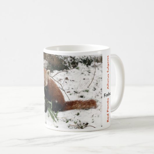 Roter Panda Kaffeetasse (VorderseiteRechts)