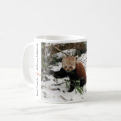 Roter Panda Kaffeetasse (Vorderseite Links)