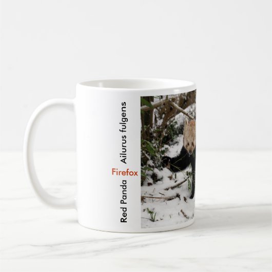 Roter Panda Kaffeetasse (Links)