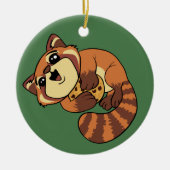 Roter Panda! Keramik Ornament (Vorne)
