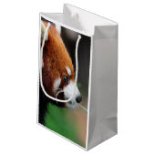 Roter Panda Kleine Geschenktüte (Rückseite Schrägansicht)
