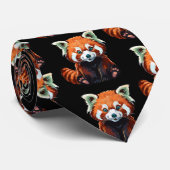 Roter Panda Krawatte (Gerollt)