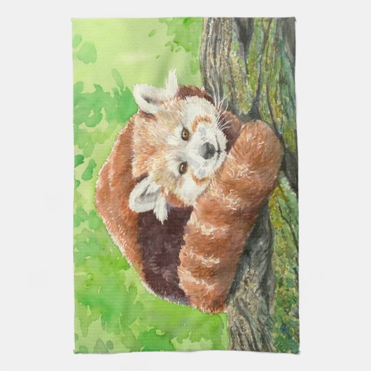 Roter Panda Küchentuch (Vertikal)