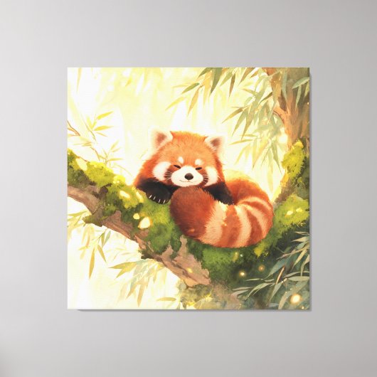 Roter Panda Leinwanddruck (Vorderseite)
