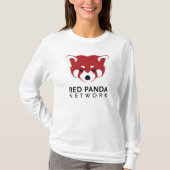 Roter Panda-Logo Longsleeve T-Shirt (Vorderseite)