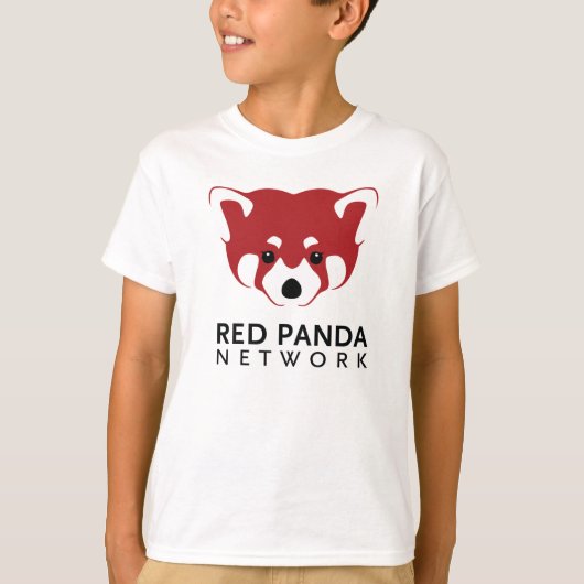 Roter Panda-Logo-T-Shirt-Kinder T-Shirt (Vorderseite)