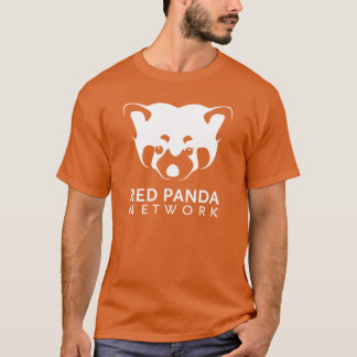 Roter Panda-Logo-T-Shirt T-Shirt