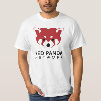 Roter Panda-Logo-T-Shirt T-Shirt