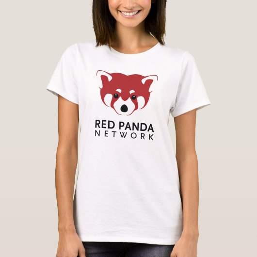 Roter Panda-Logo-T-Shirt T-Shirt (Vorderseite)