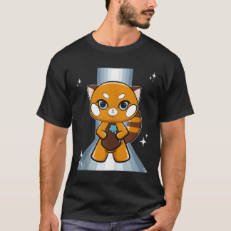 Roter Panda mit Zepter T-Shirt
