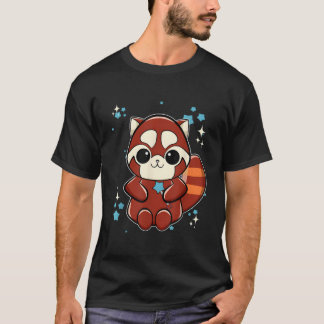 Roter Panda mit Zepter T-Shirt