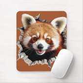 Roter Panda Mousepad (Mit Mouse)