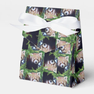 Roter Panda-Muster Geschenkschachtel