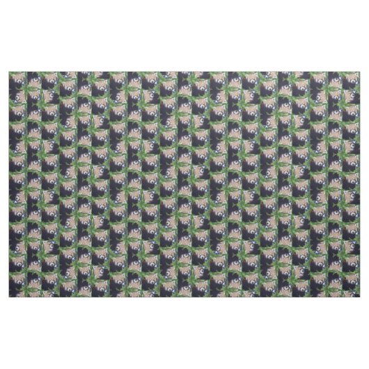 Roter Panda-Muster Stoff (Fat Quarter (45,7 x 55,9 cm))