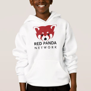 Roter Panda-Netz-Jugend-Baseball T Hoodie
