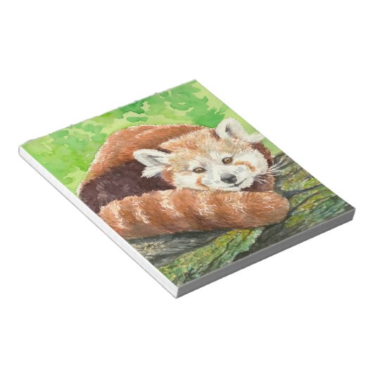 Roter Panda Notizblock (angewinkelt)