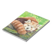 Roter Panda Notizblock (Rotiert)