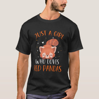 Roter Panda nur ein Wer Rotpandas liebt T-Shirt