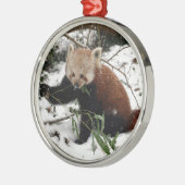 Roter Panda Ornament Aus Metall (Links)