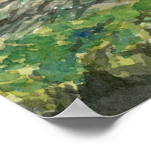 Roter Panda Poster (Ecke)