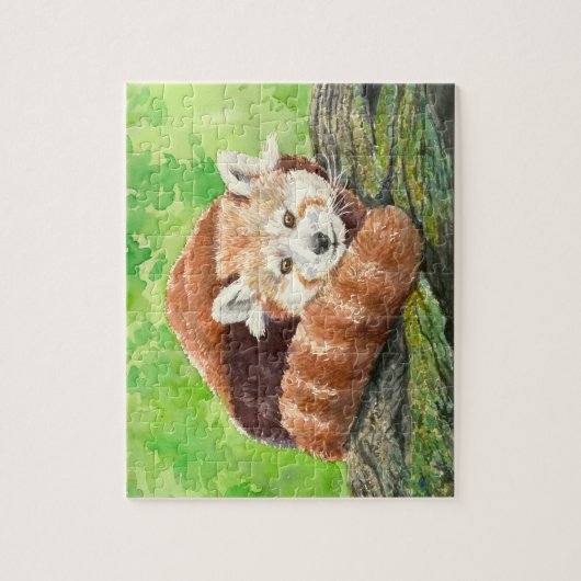 Roter Panda Puzzle (Vertikal)