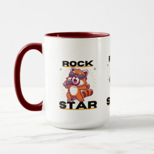 Roter Panda: Rock Star Tasse