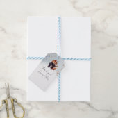 Roter Panda-Rocker-Geschenkanhänger Geschenkanhänger (Mit Garn)