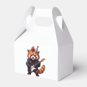 Roter Panda Rocker-Geschenkbox Geschenkschachtel