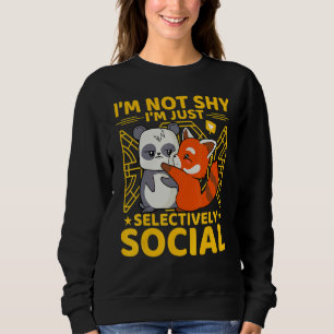 Roter Panda Roter Panda Zitat Für Männer Frauen Sweatshirt