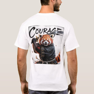Roter Panda Samurai - Mut T-Shirt
