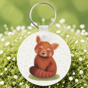 Roter Panda Schlüsselanhänger