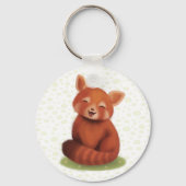 Roter Panda Schlüsselanhänger (Vorderseite)
