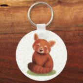 Roter Panda Schlüsselanhänger (Vorderseite)