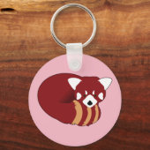 Roter Panda Schlüsselanhänger (Vorderseite)