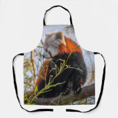 Roter Panda Schürze (Vorderseite)