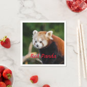Roter Panda Serviette (Beispiel)