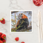 Roter Panda Serviette (Beispiel)