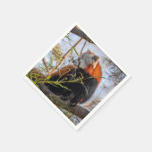 Roter Panda Serviette (Ecke)