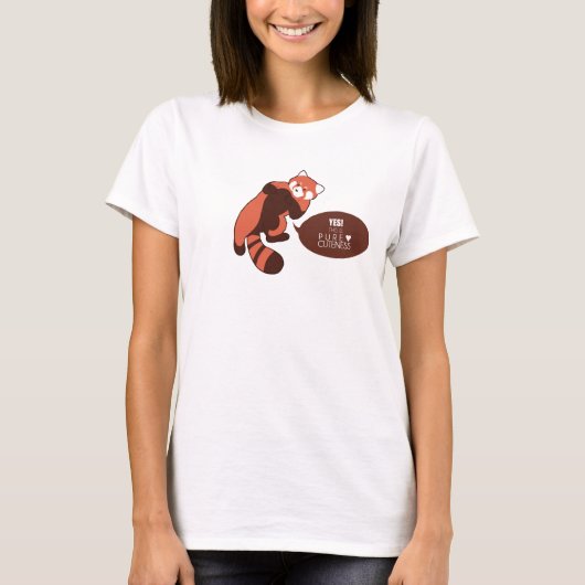 Roter Panda T-Shirt (Vorderseite)