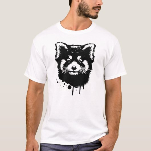 Roter Panda T-Shirt (Vorderseite)