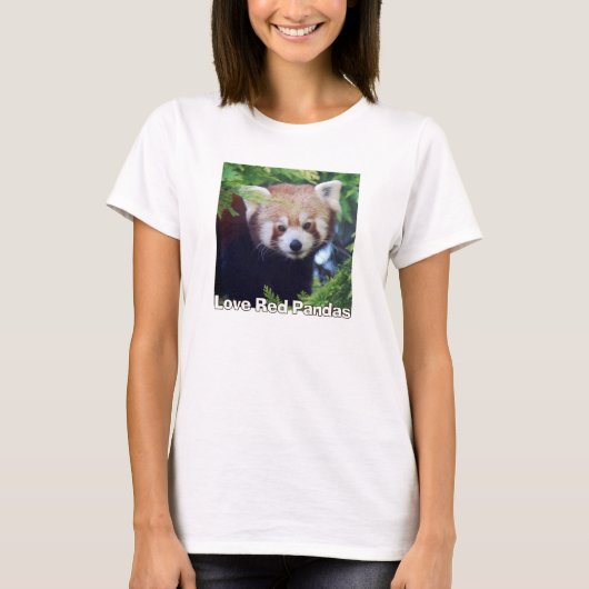 Roter Panda T-Shirt (Vorderseite)