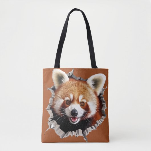 Roter Panda Tasche (Vorderseite)