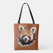 Roter Panda Tasche (Rückseite)
