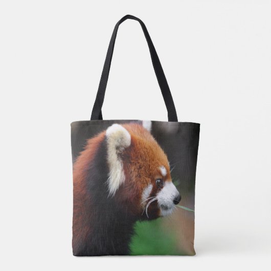 Roter Panda Tasche (Rückseite)