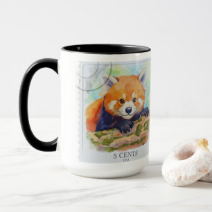 Roter Panda Tasse